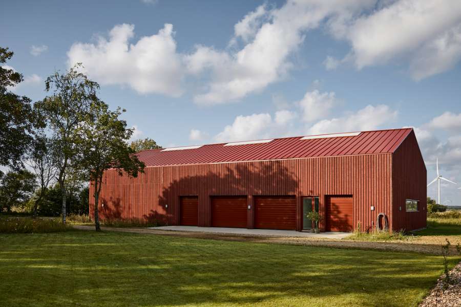 Ein Haus so rot, dass Snoopy davon „träumen“ würde,